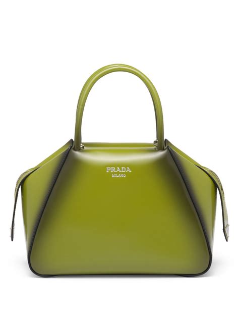 Small Brushed Leather Prada Supernova Handbag